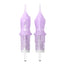 Permanent makeup round liner RL cartridges 20PCS with medical-grade tips, semi-transparent design, and universal compatibility