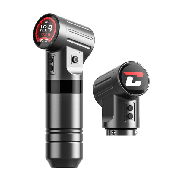 CNC HAMMER–4.0mm Stroke Wireless Tattoo Machine Dual 2000mAh Batteries 9800 RPM Coreless Motor Precision & Durable Design