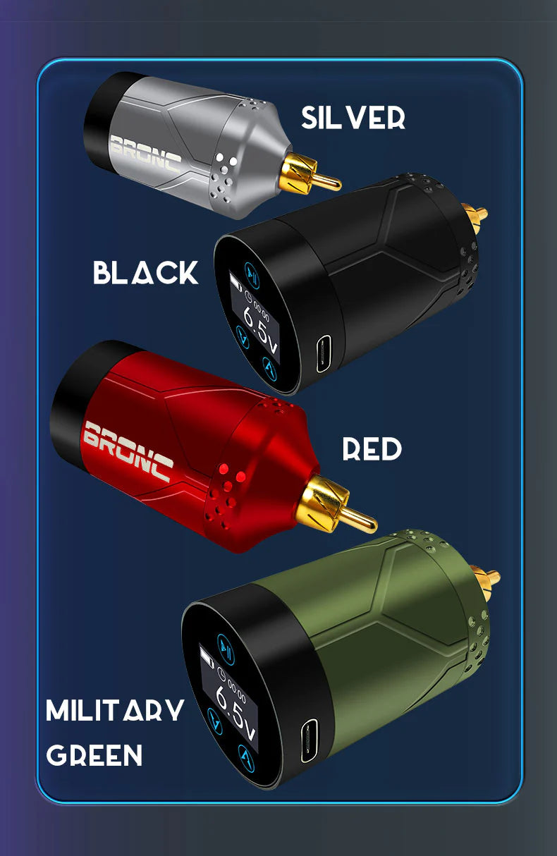 Bronc Rechargeable Wireless battery RTM-1006 For RCA Tattoo Machine Pen Gun Secondary image