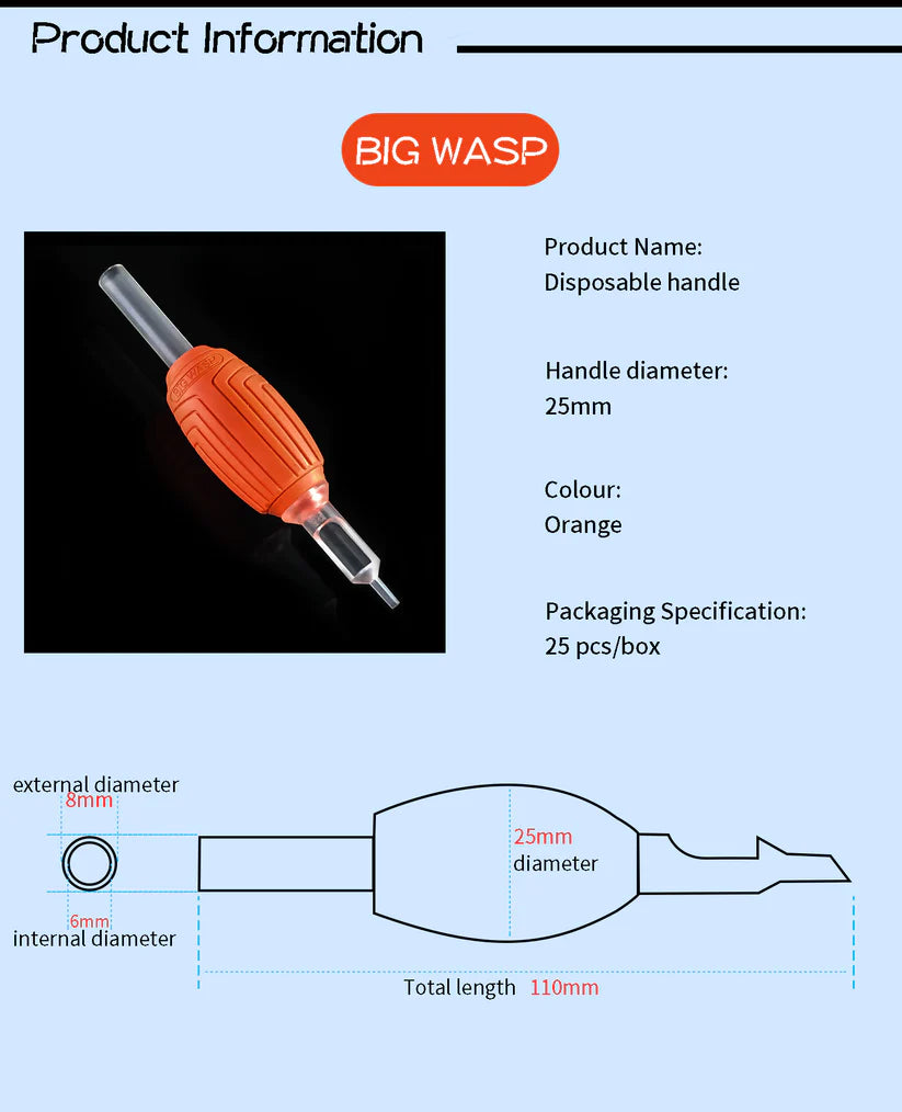BIGWASP Disposable Cartridge Grip 25pcs
