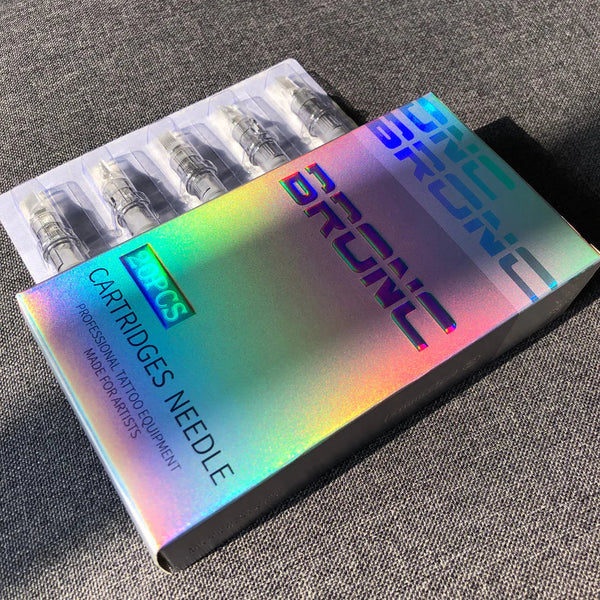 RS (20pcs) - BRONC Needle Cartridges Round Shader