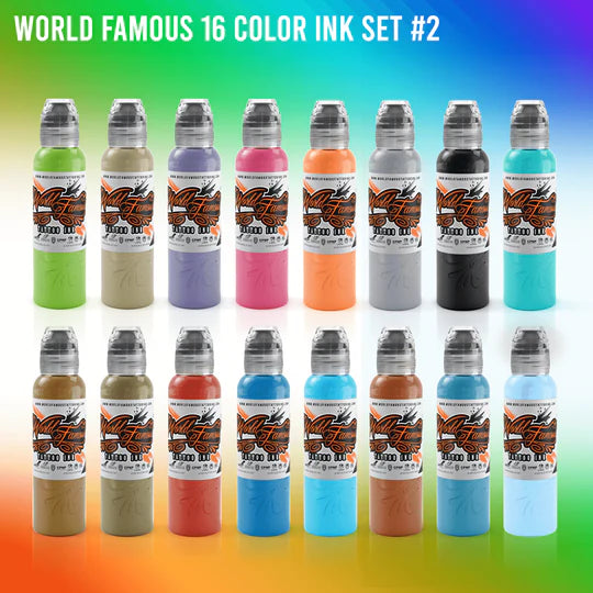 WORLD FAMOUS 16 COLOR INK #2 SET 1oz Main image
