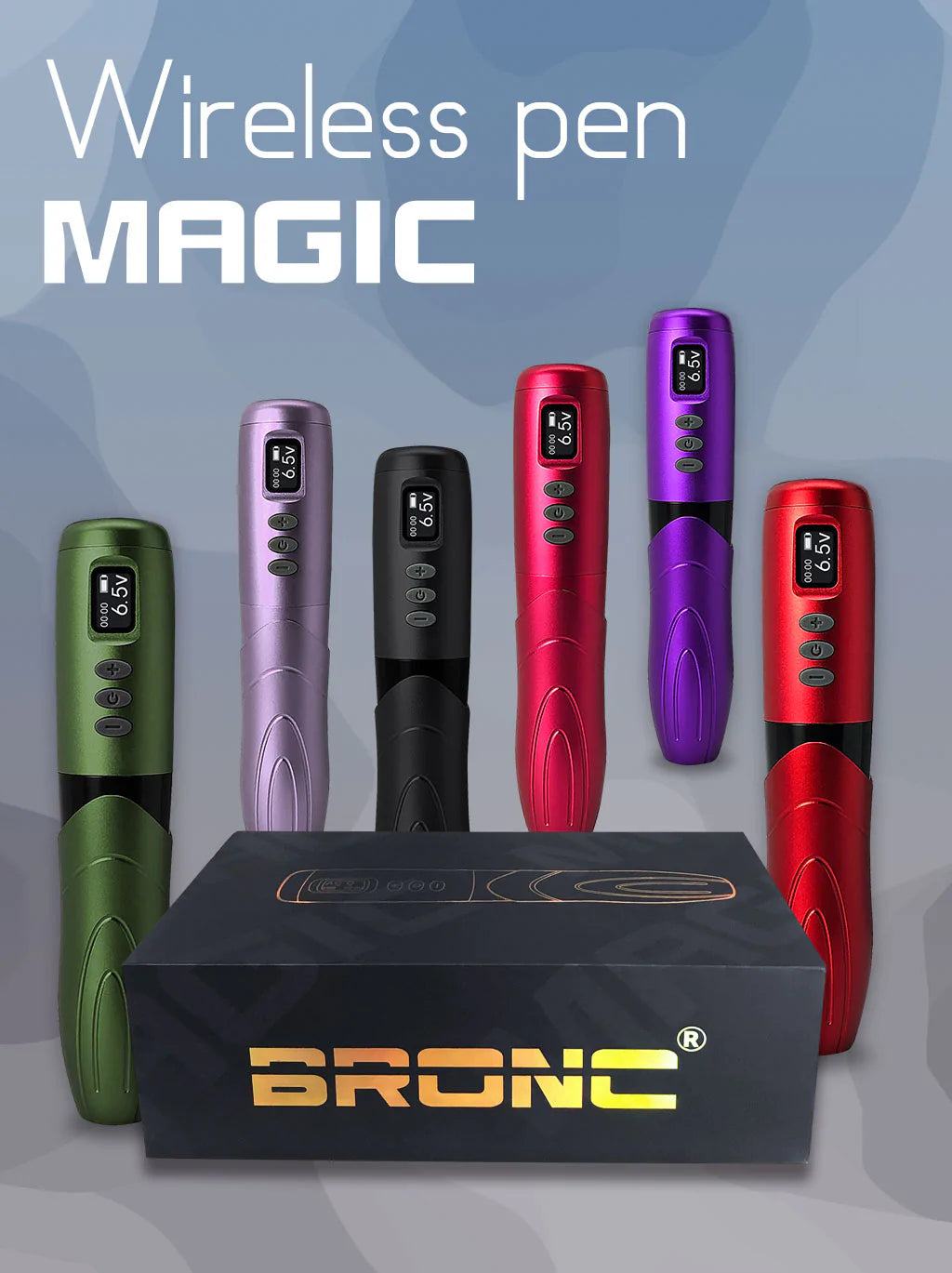 Bronc MAGIC Wireless Pen for Tattoo & PMU Secondary image