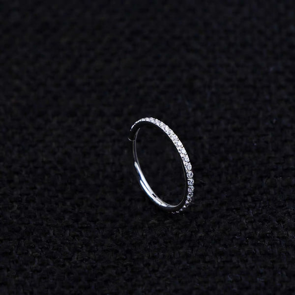 Side Diamond Ear Ring Piercing Jewellery