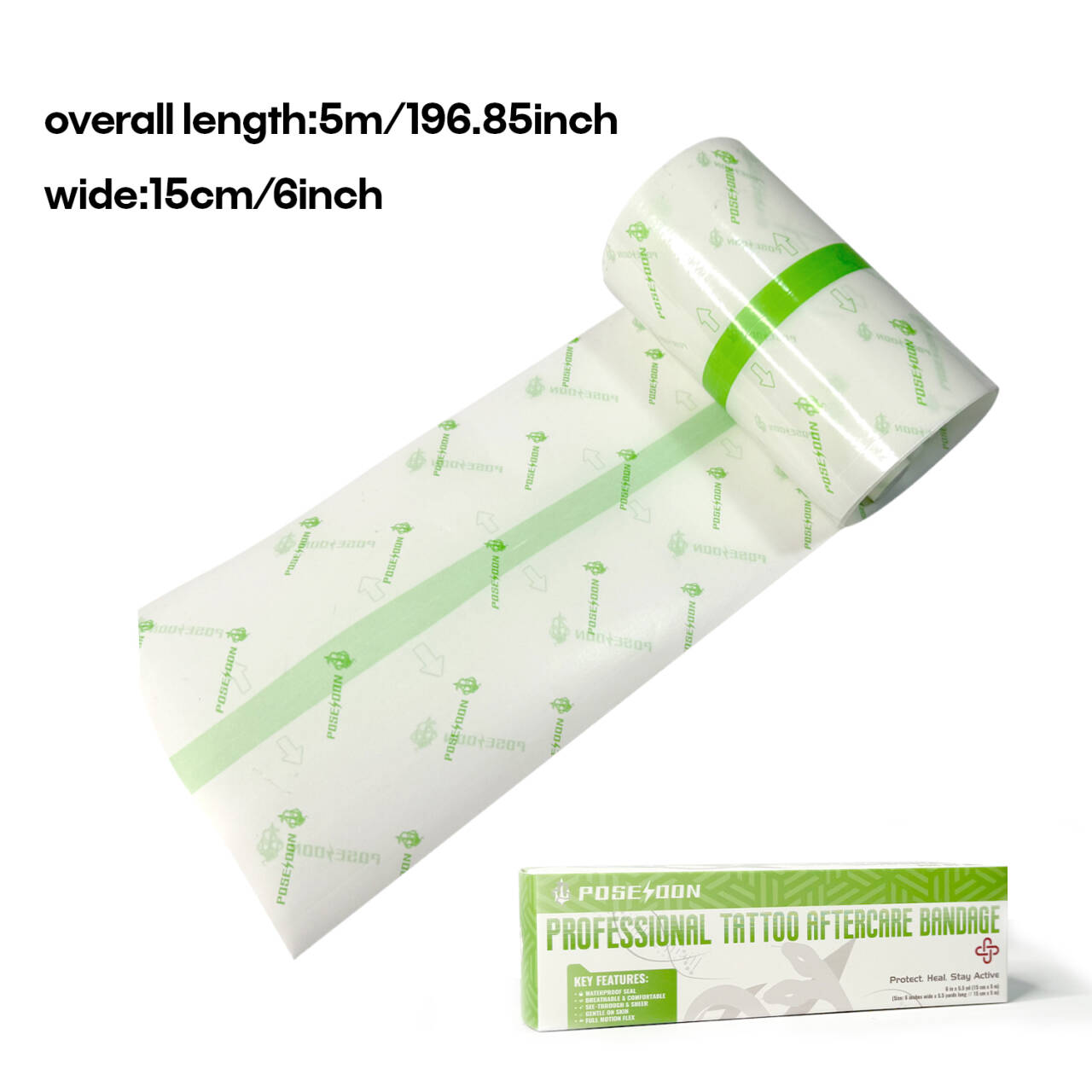 Poseidon Tattoo Aftercare Bandage