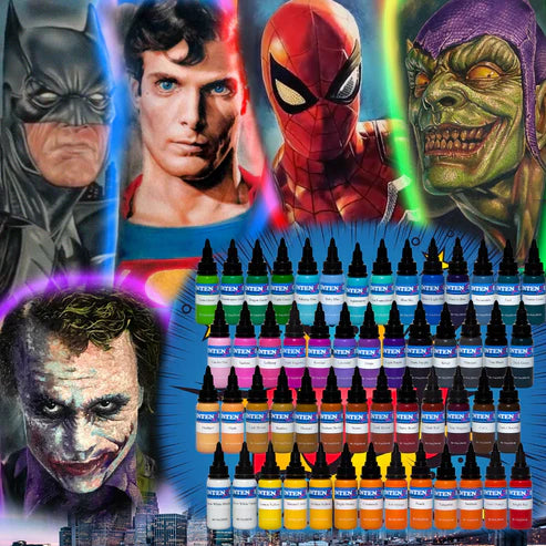 INTENZE 54 Color Set Tattoo Ink 1/2oz set Secondary image