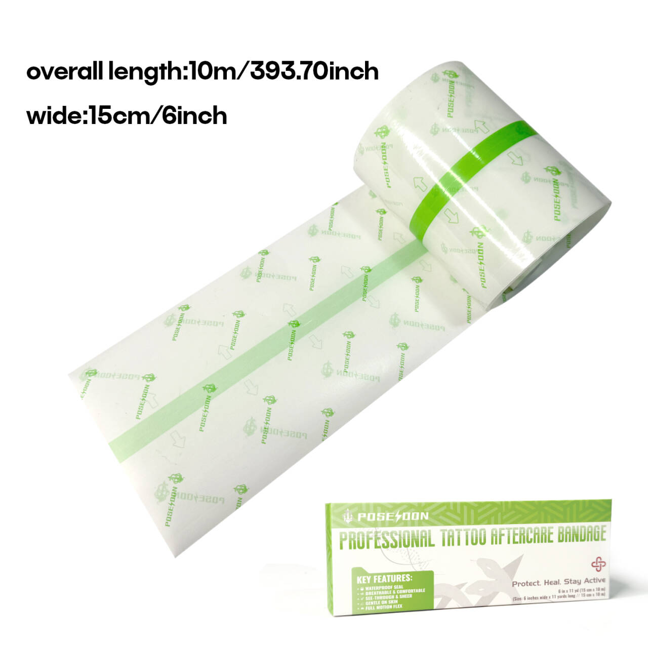 Poseidon Tattoo Aftercare Bandage Main image