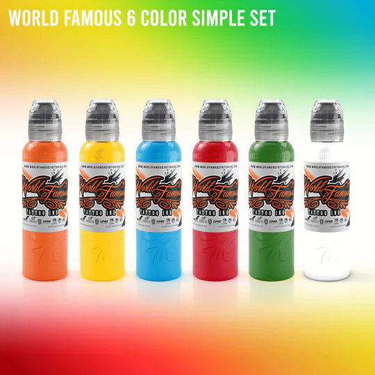 WORLD FAMOUS 6 COLOR SIMPLE SET