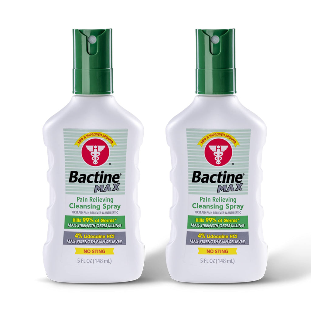 Bactine® MAX Pain Relieving Numbing Cleansing Spray & Liquid
