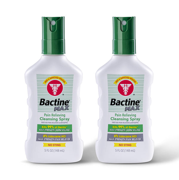 Bactine® MAX Pain Relieving Numbing Cleansing Spray & Liquid