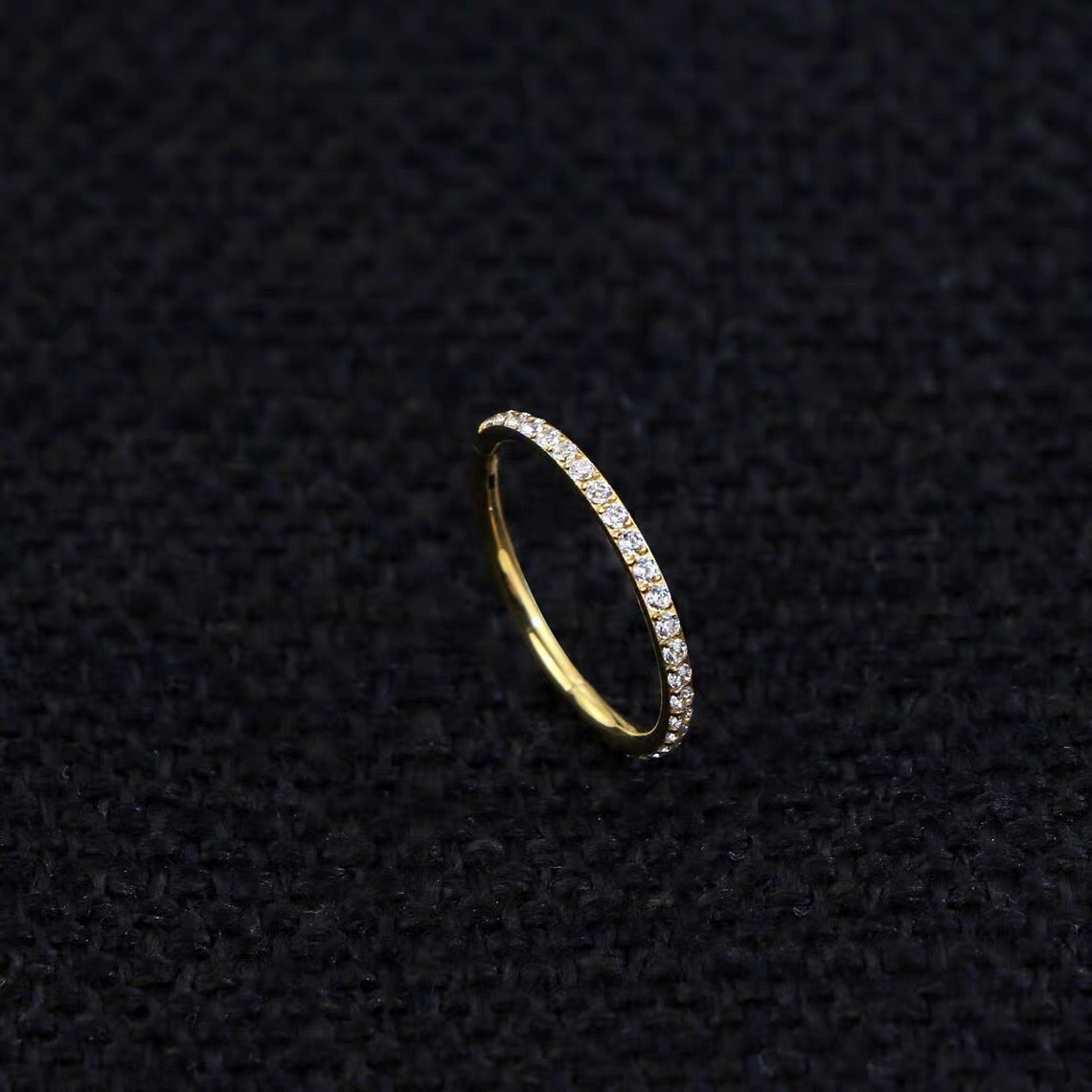 Side Diamond Ear Ring Piercing Jewellery Secondary image