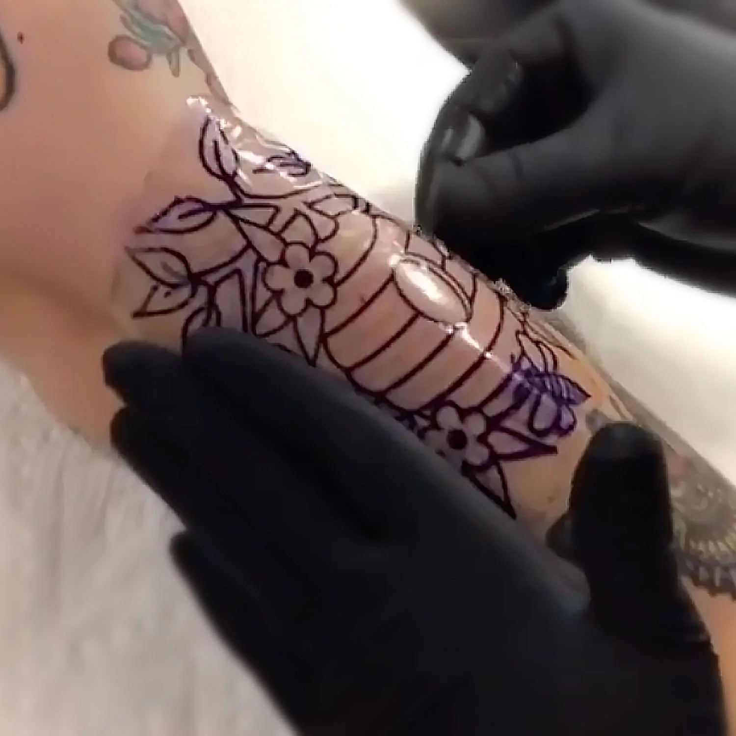 TRANSPARENT TATTOO THERMAL PAPER