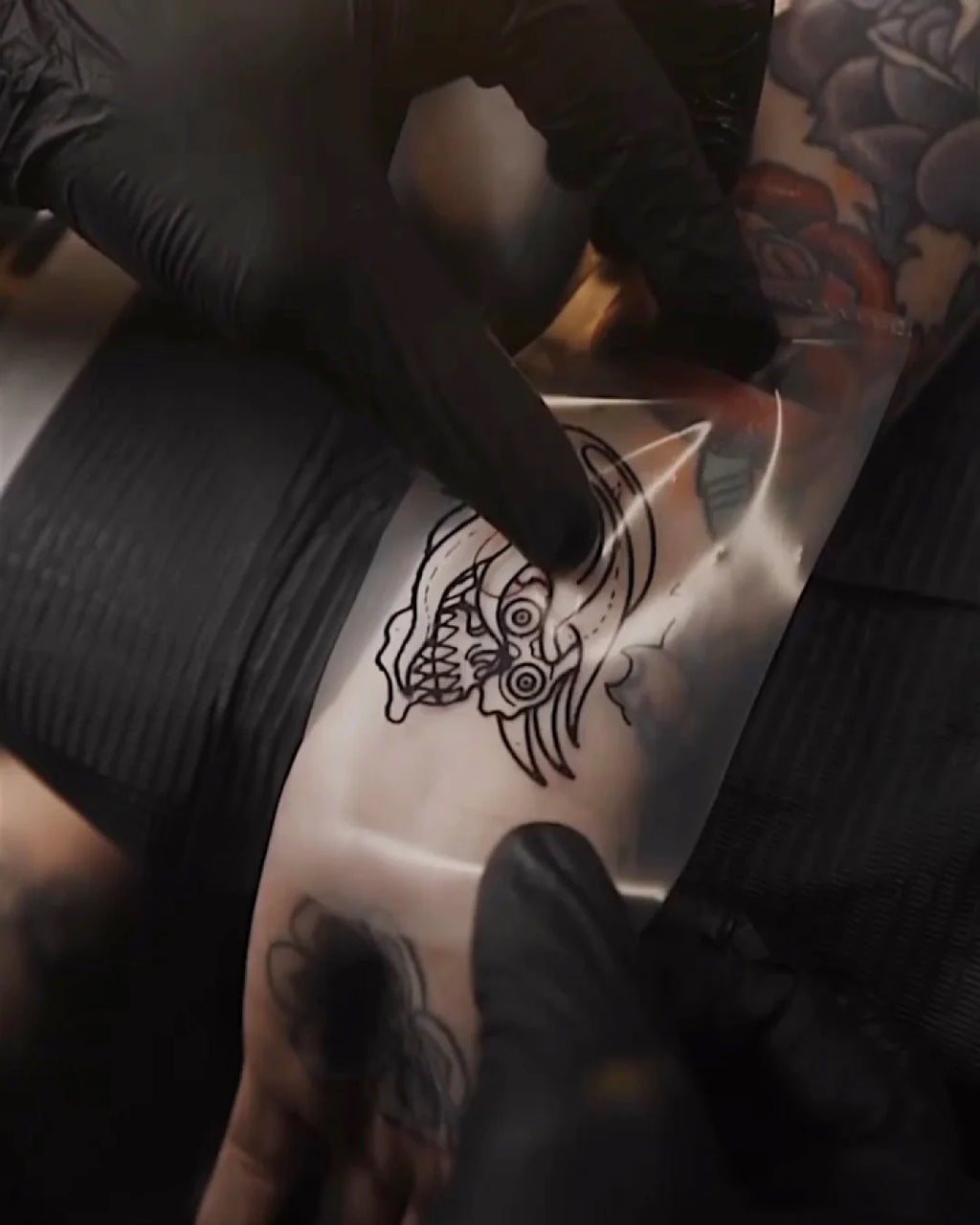 TRANSPARENT TATTOO THERMAL PAPER