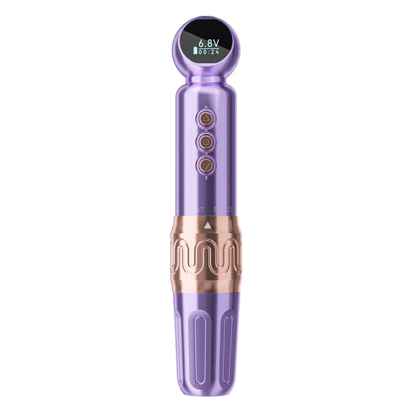 E452 permanent makeup machine microblading pen with adjustable voltage and 7 stroke options for professionals