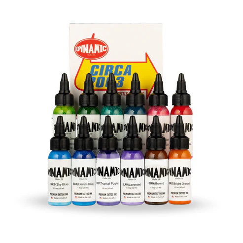 Dynamic Circa 2003 Tattoo Ink Color Set - 1 oz. Bottles Main image