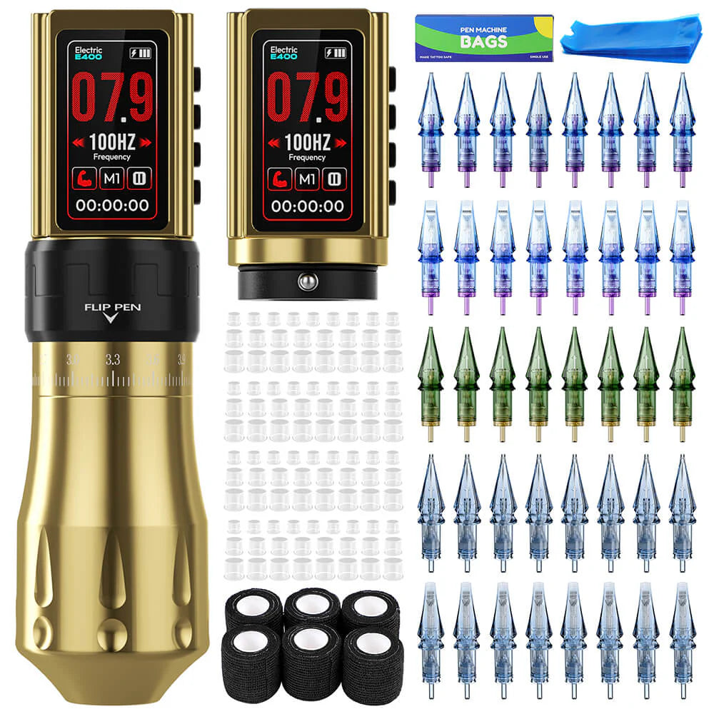CNC tattoo KIT- Professional E400 Wireless Pen Machine Main image