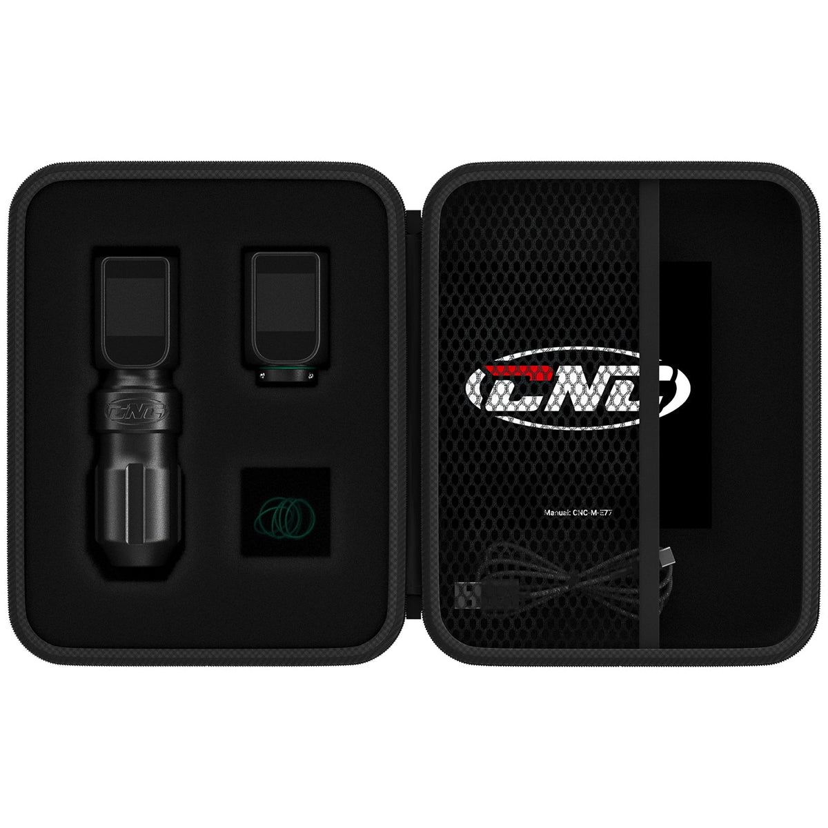 CNC E77 PRO Wireless Tattoo Pen Machine with 3200mAh Dual Batteries, LED Display, 4.0 Stroke, Coreless Motor — for Professionals & Beginners