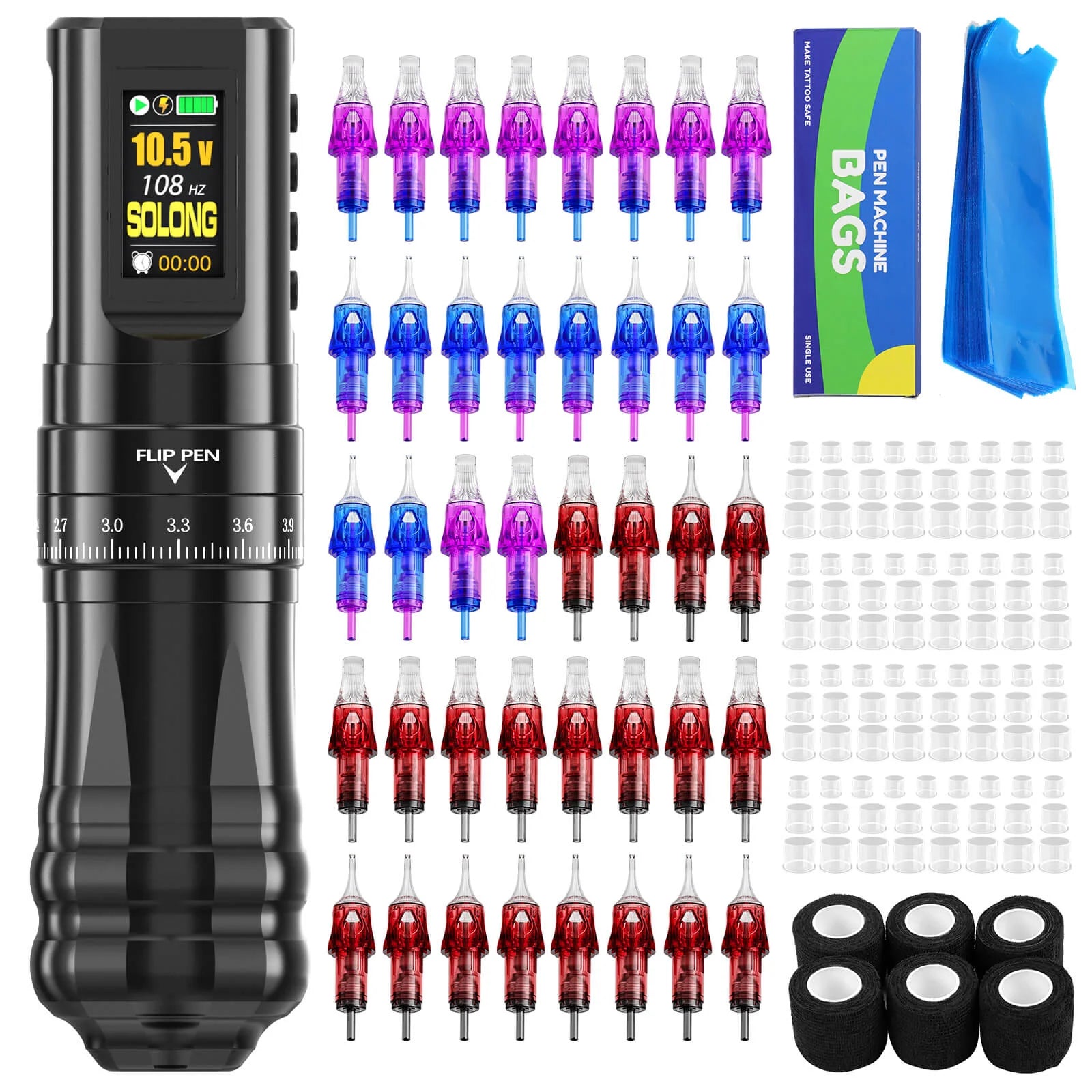 SOLONG KIT- Professional Tattoo Machine E96