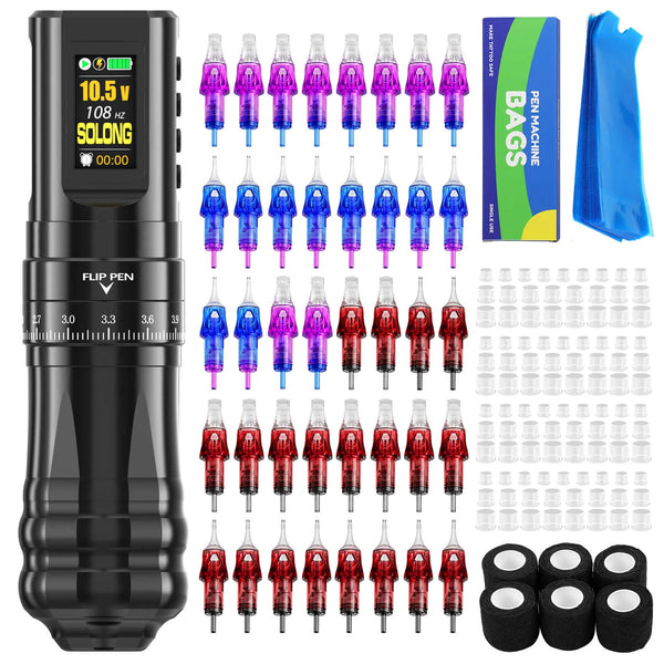 SOLONG KIT- Professional Tattoo Machine E96