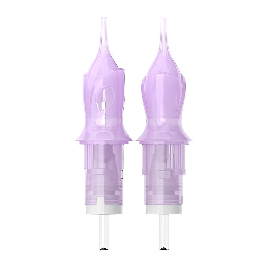 Permanent makeup round liner RL cartridges 20PCS with medical-grade tips, semi-transparent design, and universal compatibility Main image
