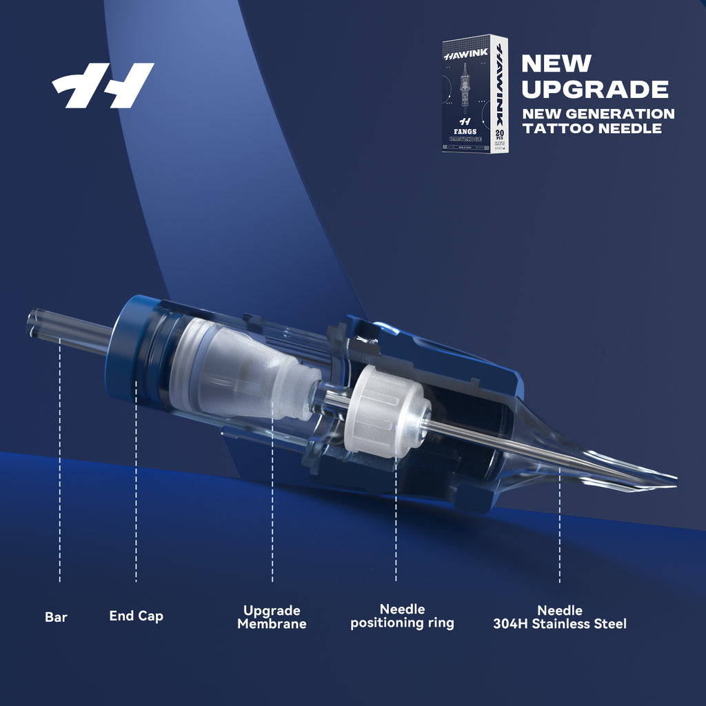 M1 (20pcs) - Hawink Fangs Tattoo Cartridge Needles