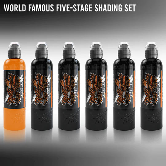 WORLD FAMOUS - FIVE STAGE SHADING SET PLUS MIXER GREYWASH 1oz/4oz Main image