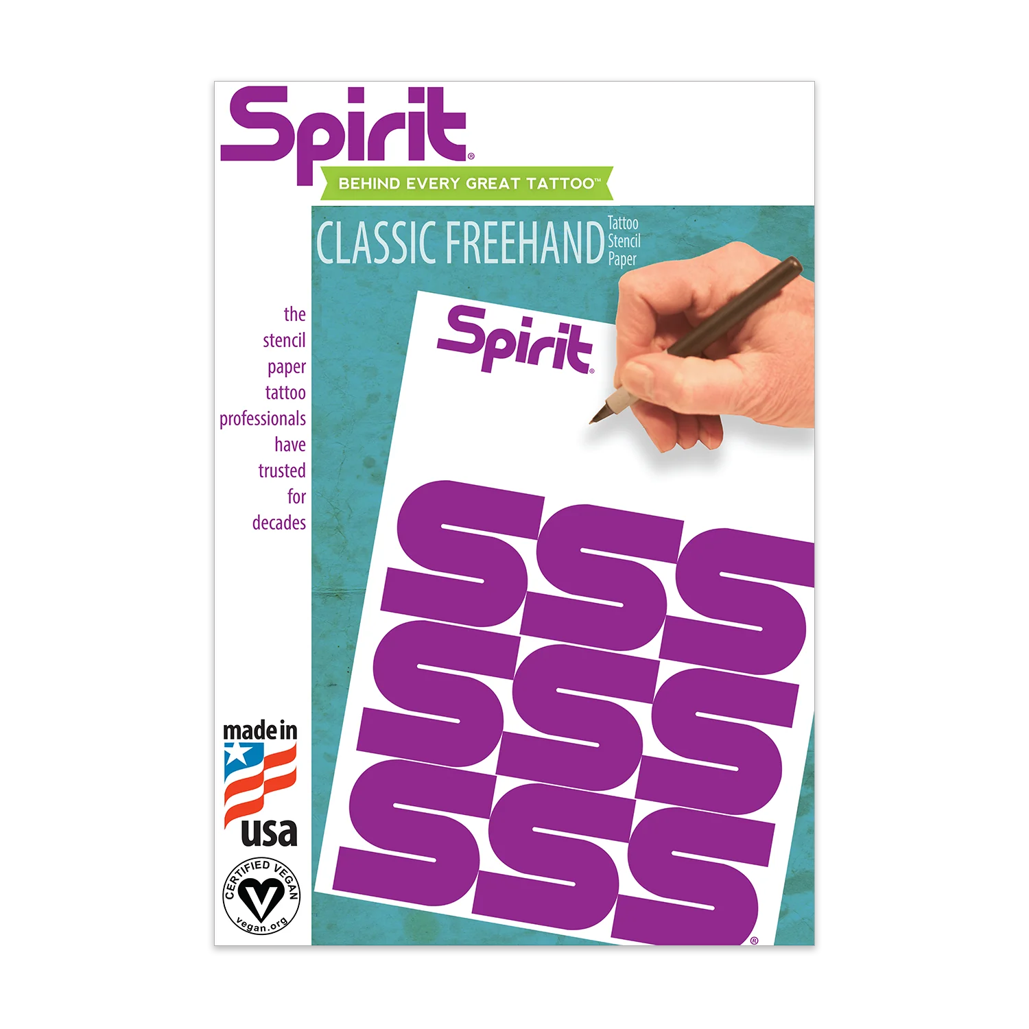 Full box SPIRIT® CLASSIC FREEDHAND 100 sheets Main image
