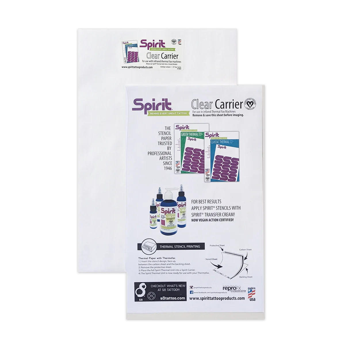 SPIRIT® Blue / Clear Carrier Secondary image