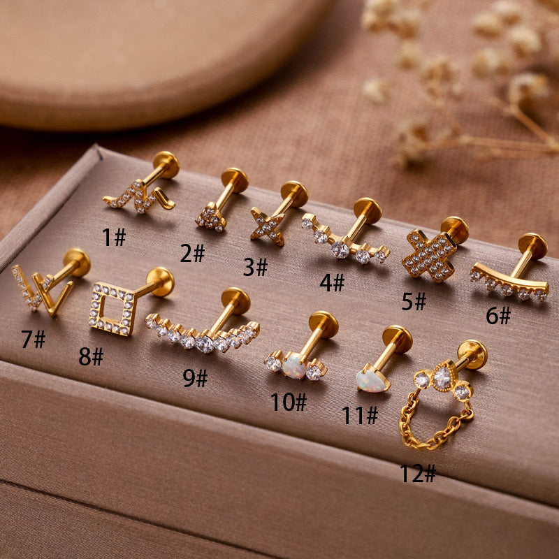 Titanium Ear Piercing Jewellery Secondary image