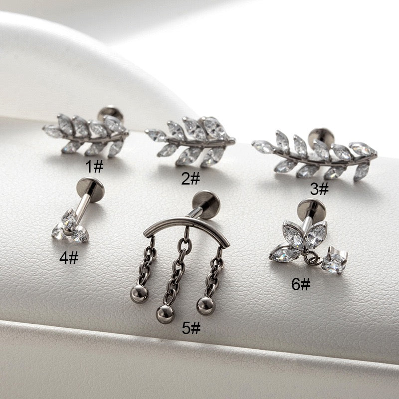 Titanium Ear Piercing Jewellery Secondary image