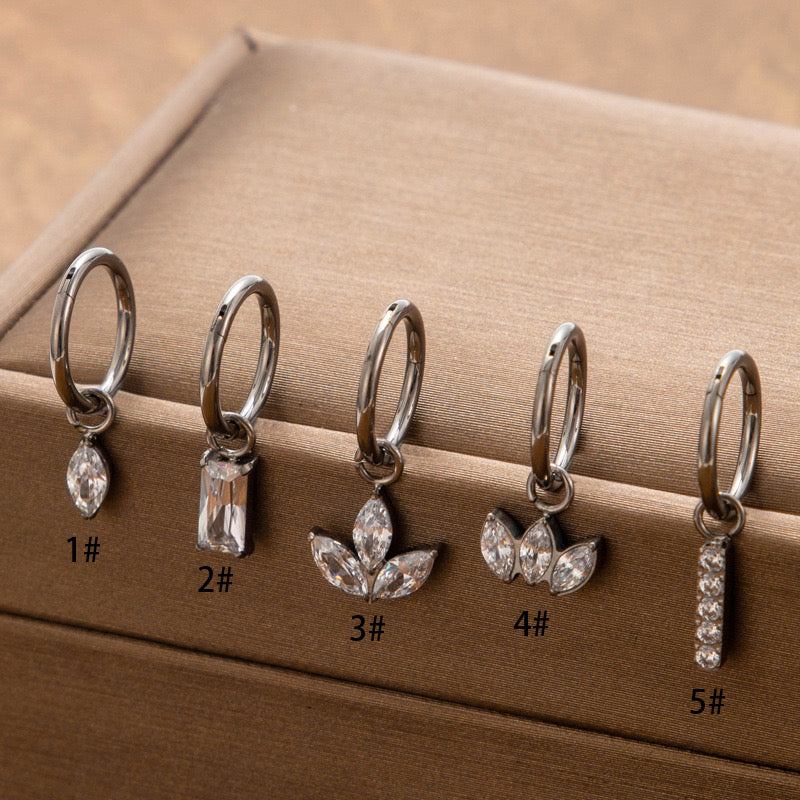 Titanium Ear Piercing Jewellery Secondary image