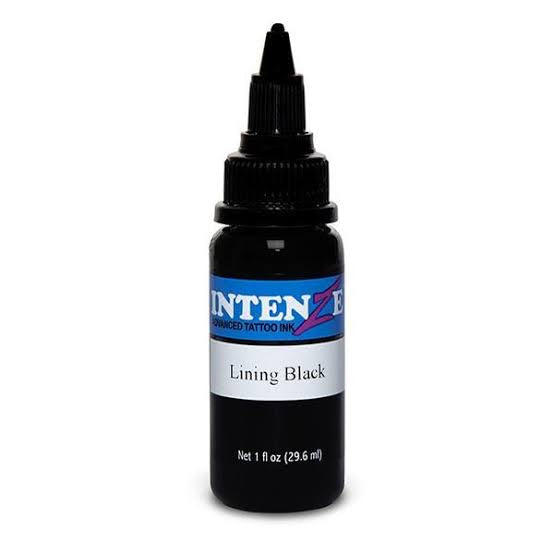 INTENZE Lining Black Tattoo Ink