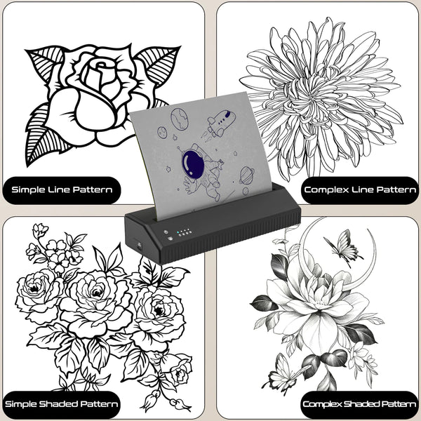 Bluetooth Portable Tattoo Printer
