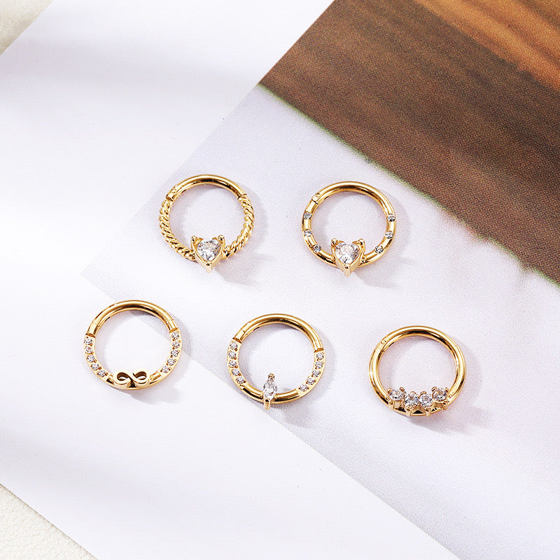Titanium Ear Piercing Jewellery