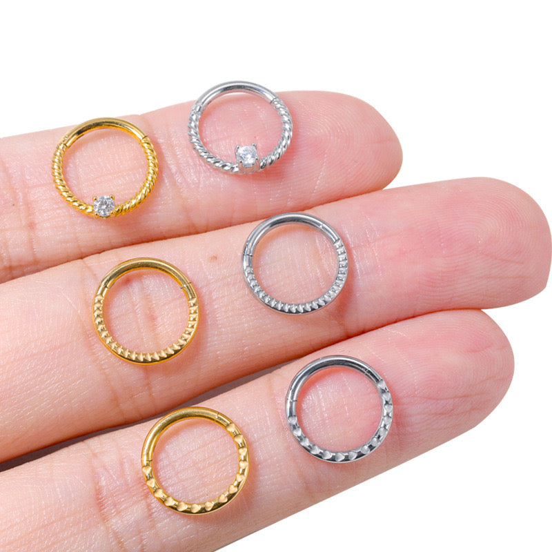 Titanium Ear Piercing Jewellery