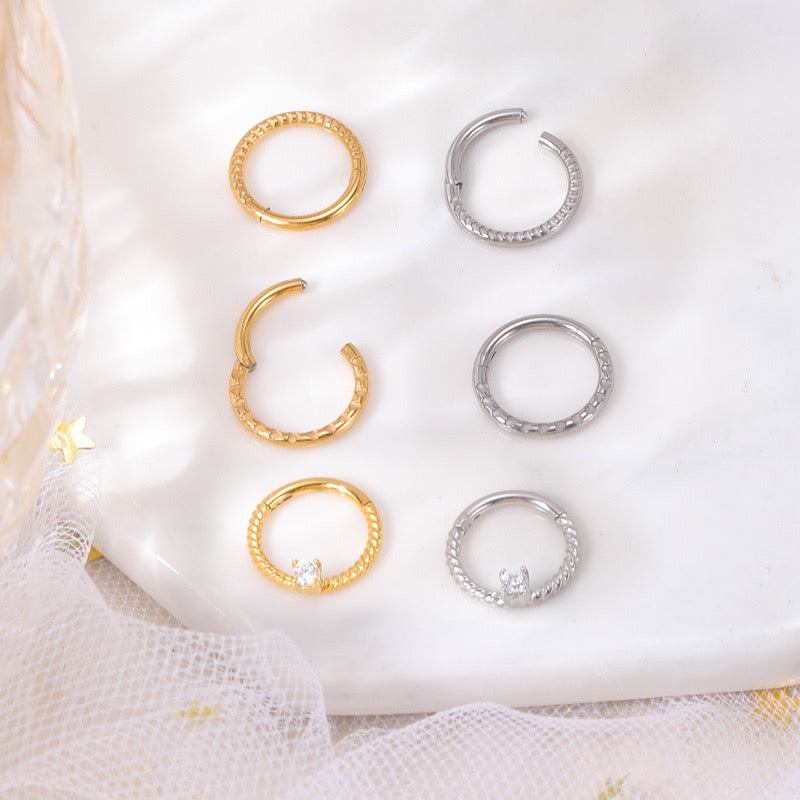 Titanium Ear Piercing Jewellery