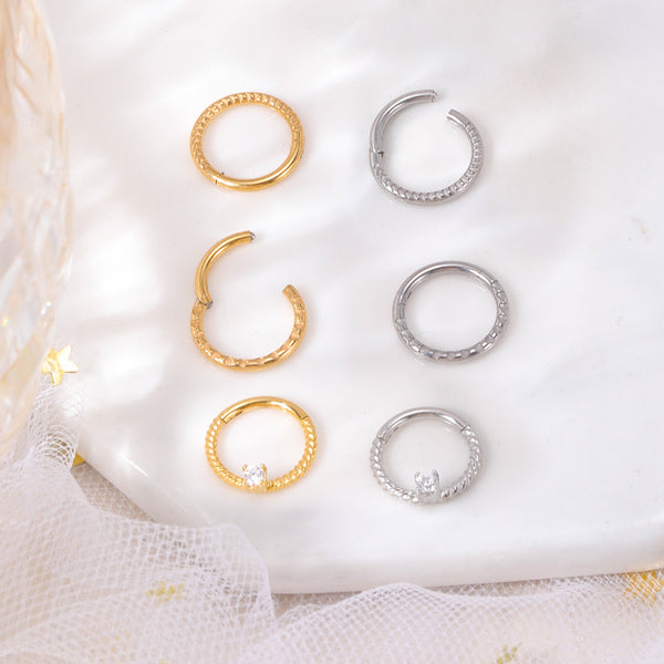 Titanium Ear Piercing Jewellery