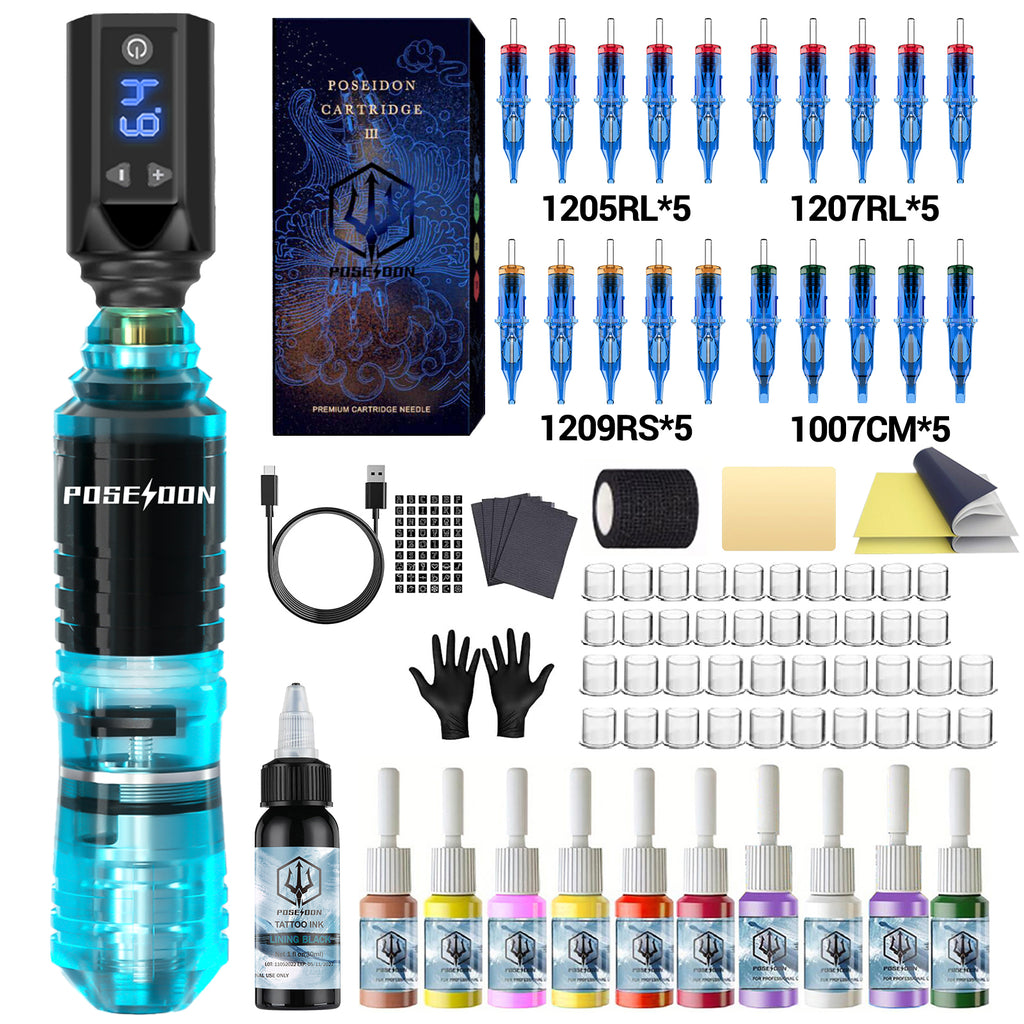 Poseidon Tattoo Beginner Kit No.2