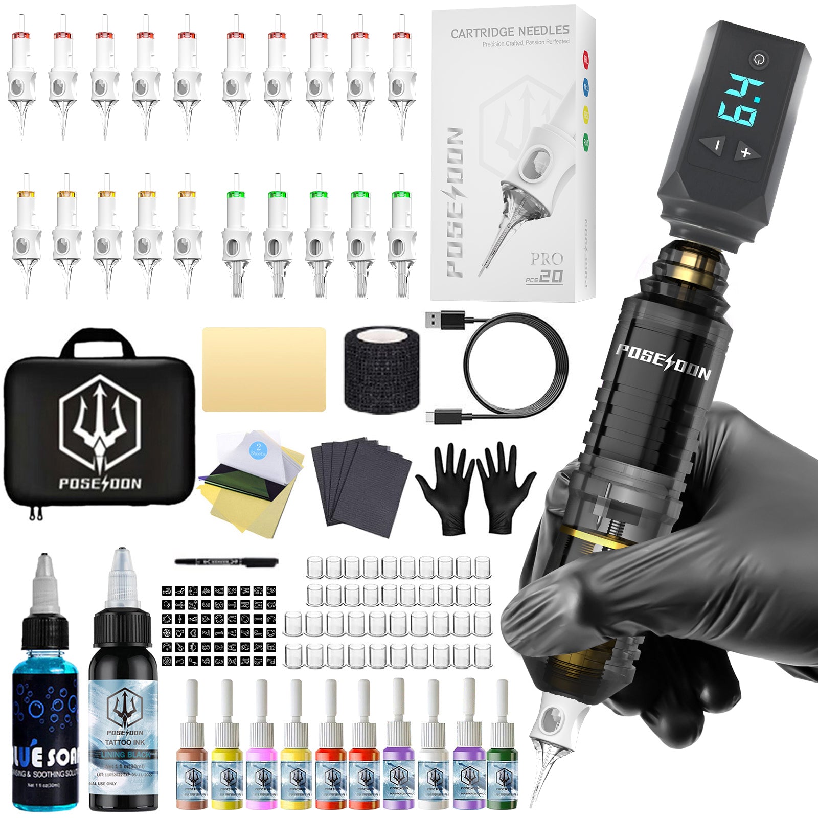 Poseidon Tattoo Beginner Kit No.3 Main image