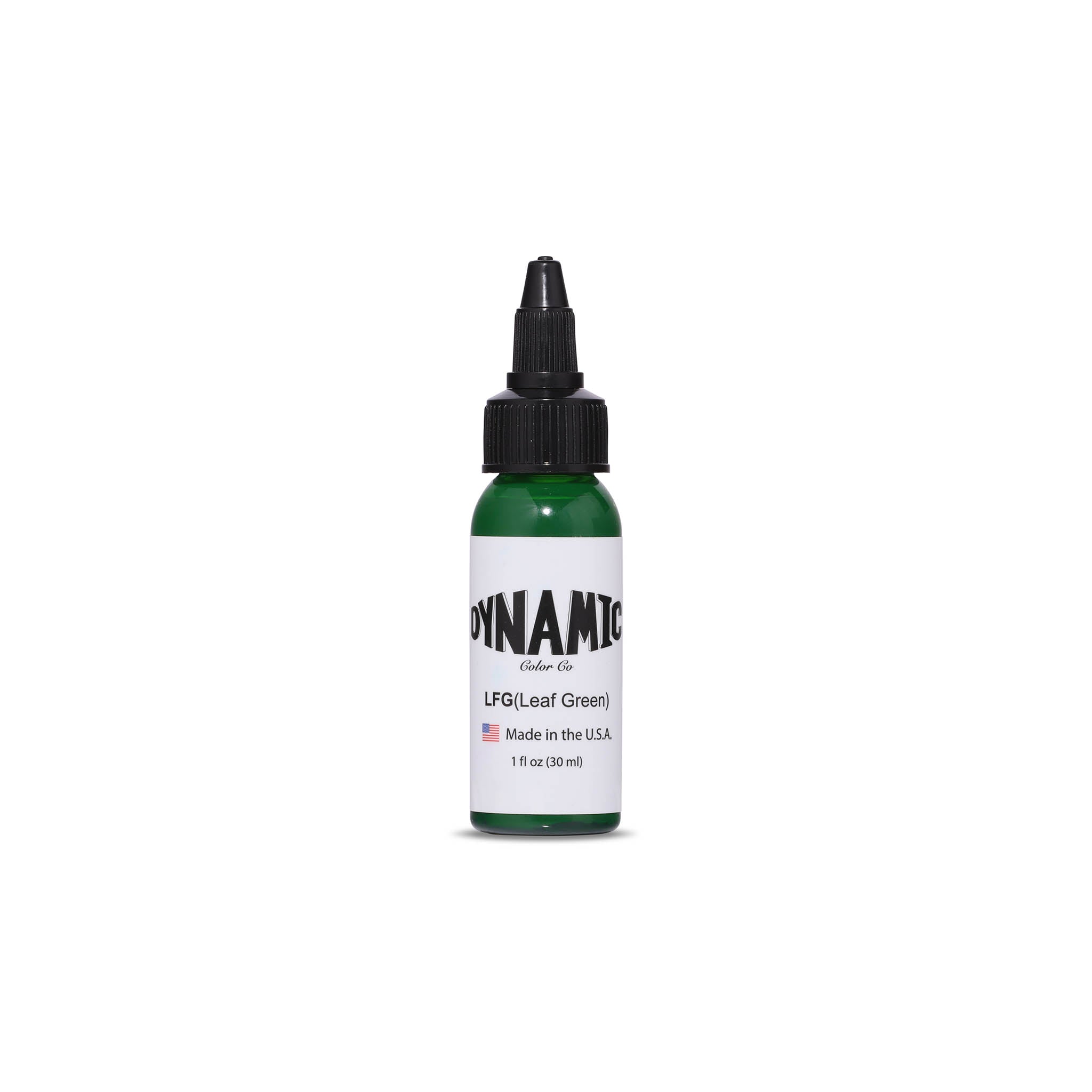Dynamic Ink -Leaf Green Tattoo Ink - 1 oz. Bottle Main image