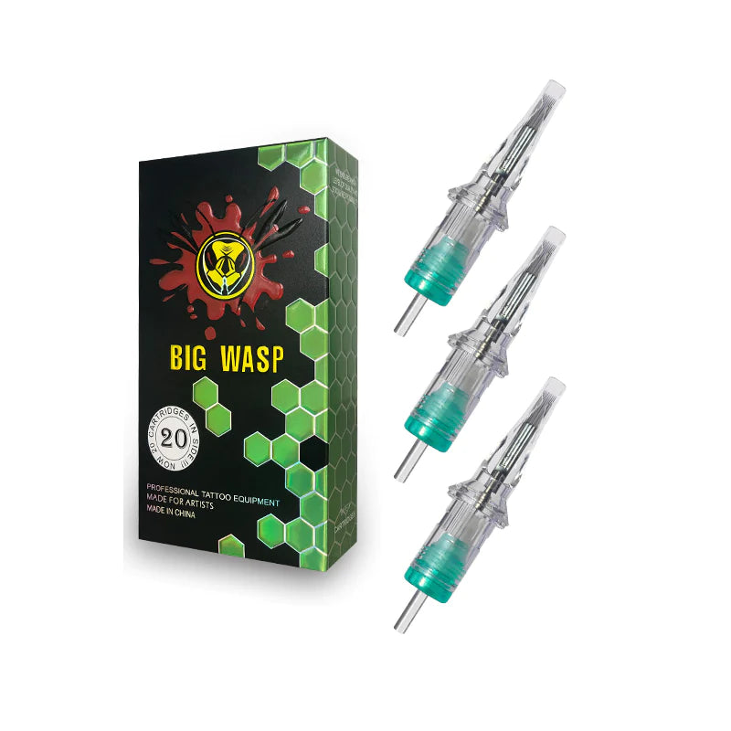 20pc-M1 - BIGWASP Cartridges Needle - Straight Magnums