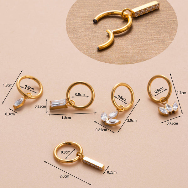 Titanium Ear Piercing Jewellery