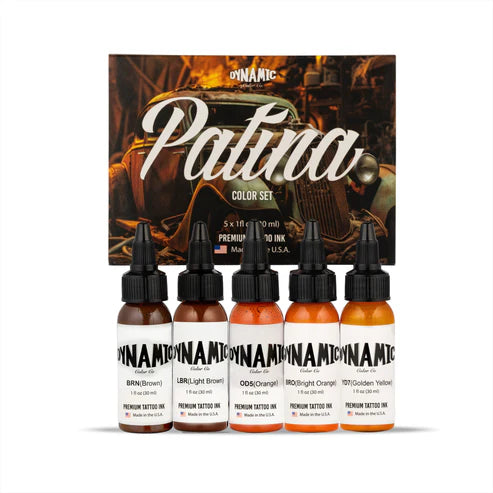 Dynamic Tattoo Ink Patina 1oz Color Set Secondary image