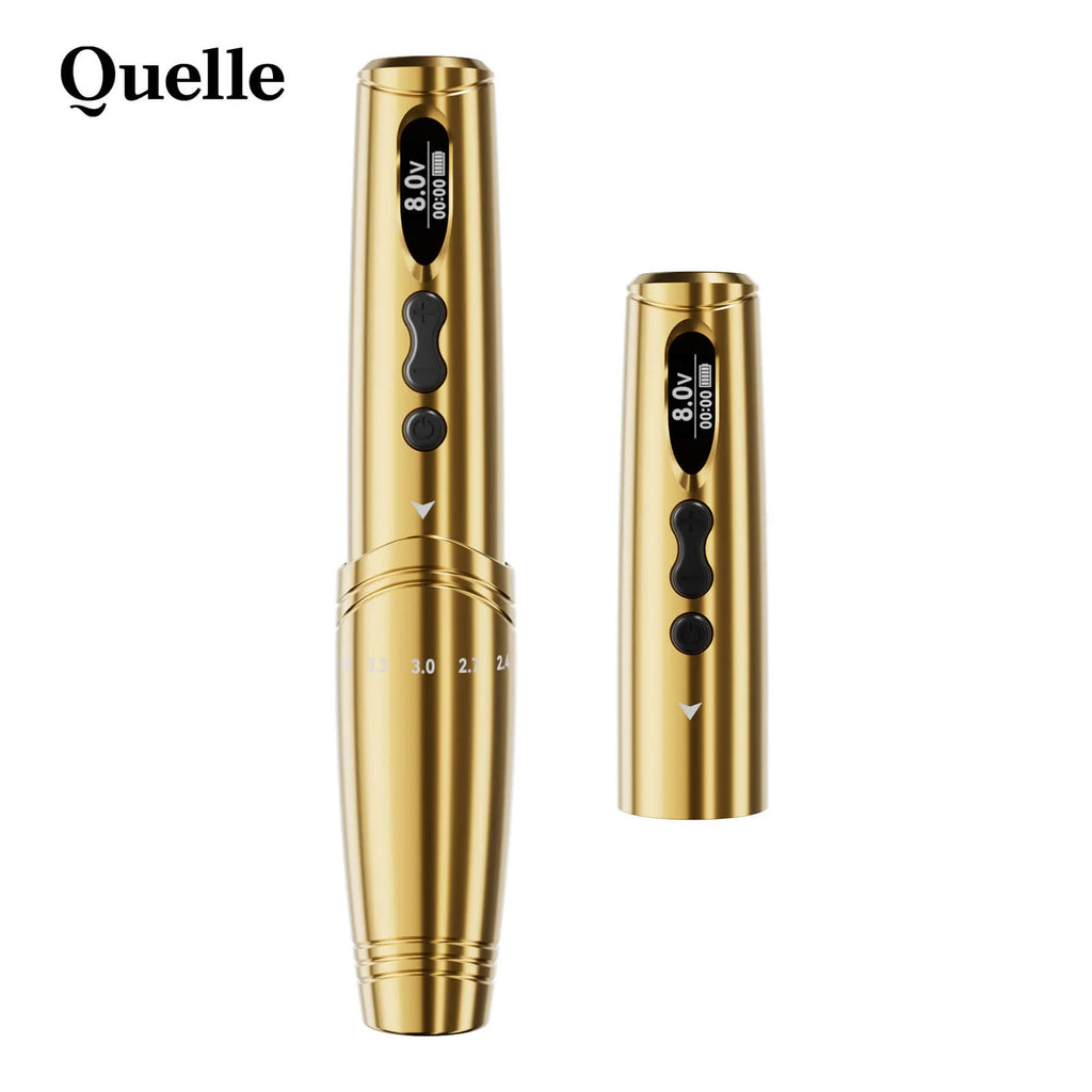 Quelle Polar wireless PMU machine with adjustable stroke and needle depth, 5–8V voltage, digital display, and low-vibration motor