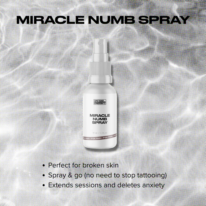MIRACLE NUMB SPRAY - Tattoo Numbing Cream Co™ Secondary image