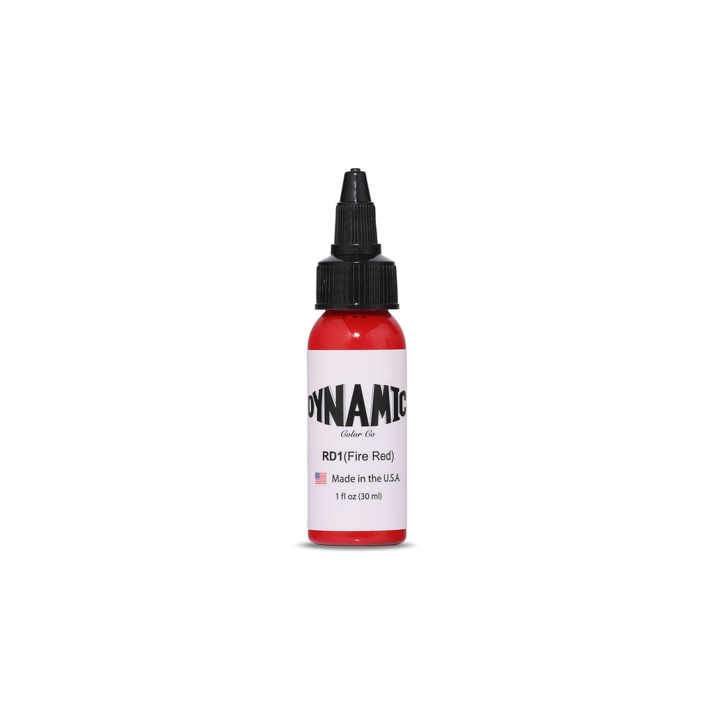 Dynamic Ink -Fire Red Tattoo Ink - 1 oz. Bottle