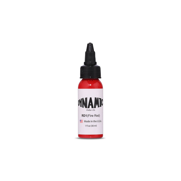 Dynamic Ink -Fire Red Tattoo Ink - 1 oz. Bottle