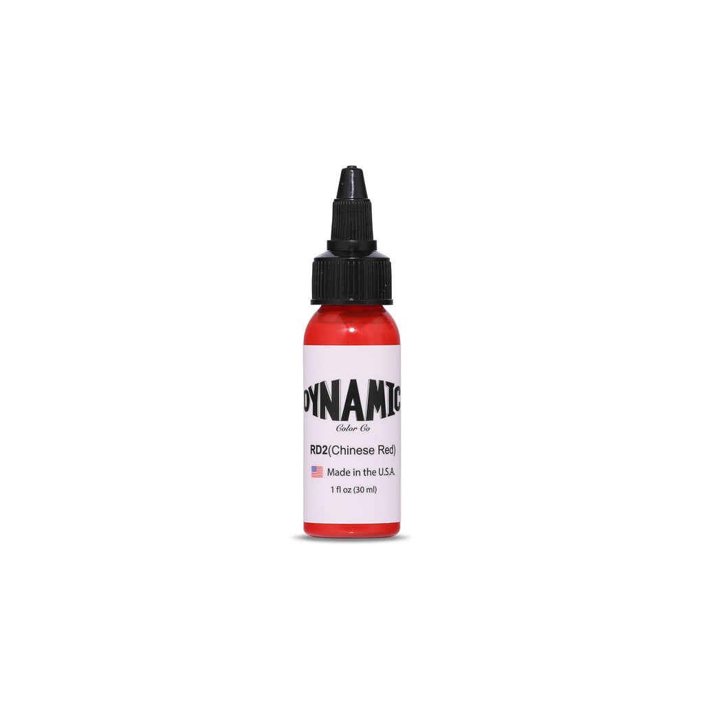 Dynamic Ink -Chinese Red Tattoo Ink - 1 oz. Bottle