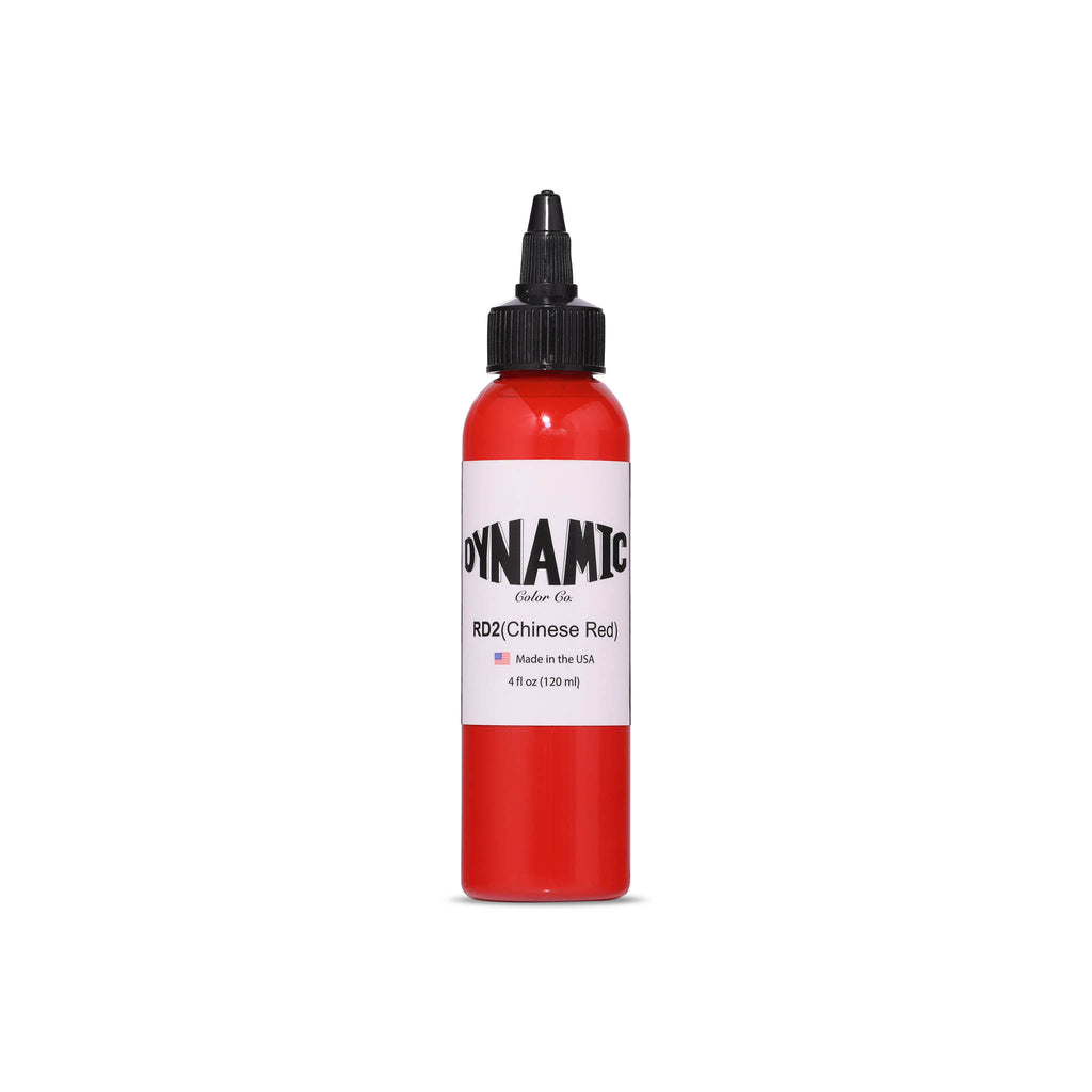 Dynamic Chinese Red Tattoo Ink - 4 oz. Bottle