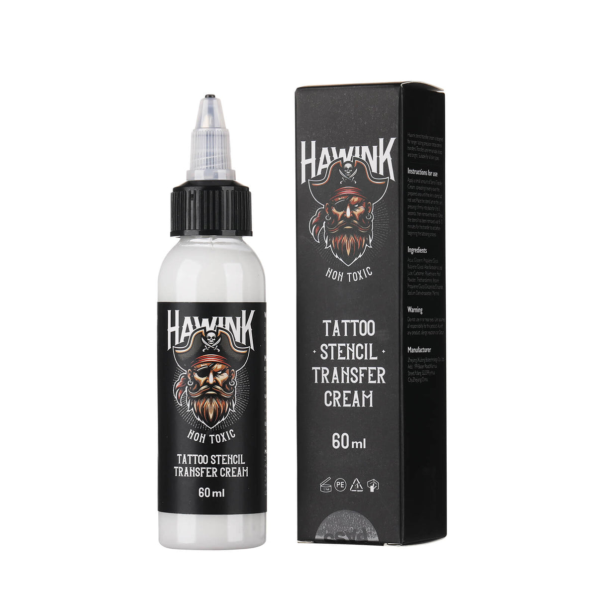 Hawink Tattoo Stencil Transfer Cream – 1oz / 2oz